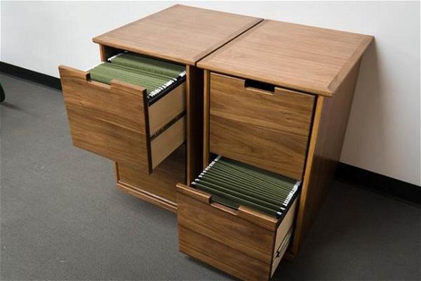 How To Make A Filing Cabinet Using Walnut Plywood