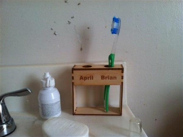How To Make A Personalized Toothbrush Holder