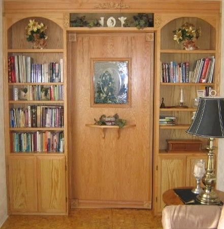 How To Make A Secret Bookcase Door to Hide A Safe Room
