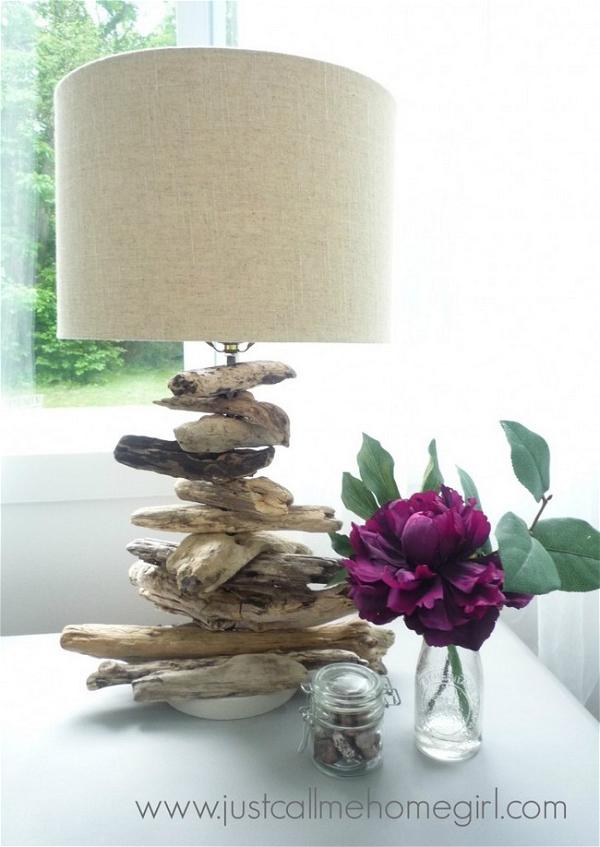 How to Make a Driftwood Lamp