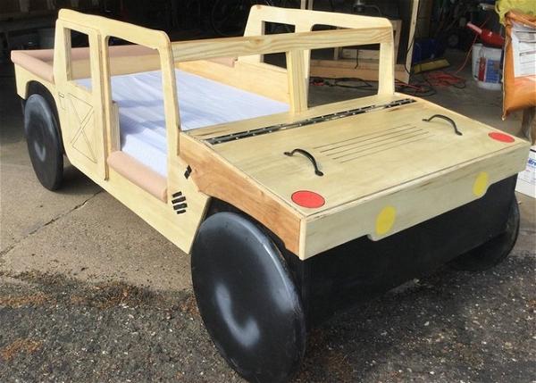 Humvee Toddler Bed With Box