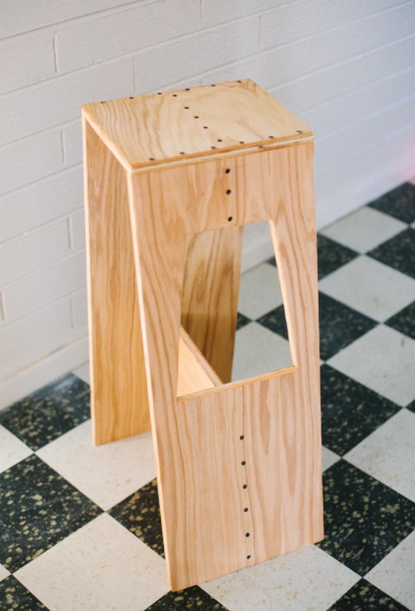 Josh & Sarah’s Modern Stool