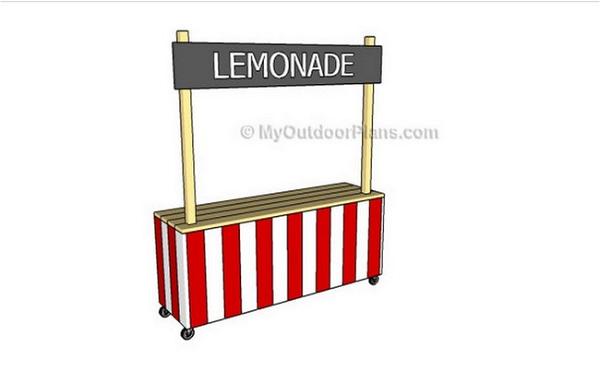 Lemonade Stand Plan by My Outdoor Plans