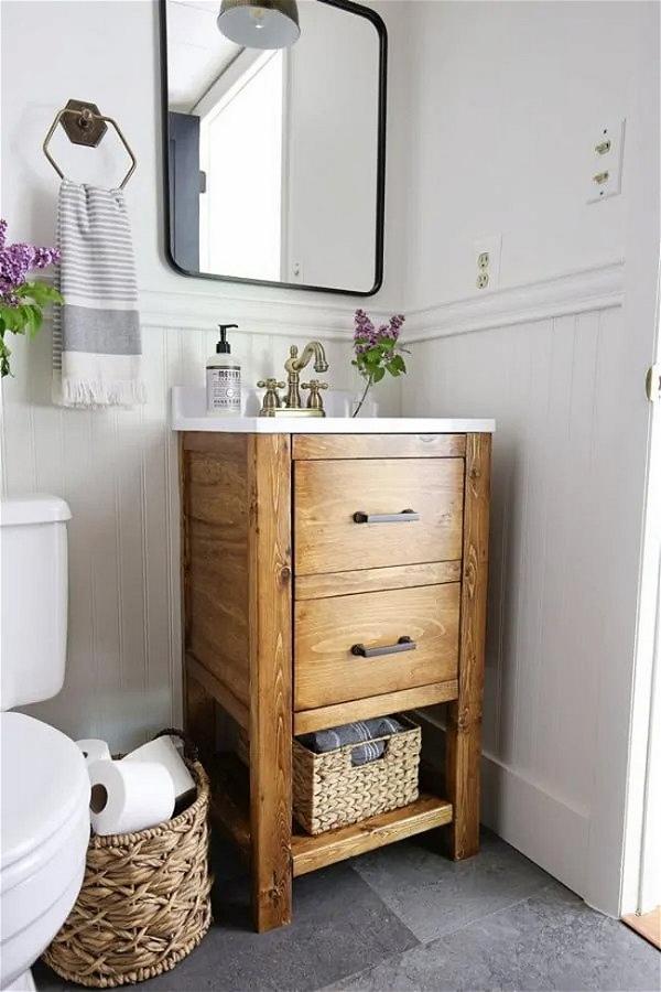 Low-Budget Bathroom Cabinet DIY