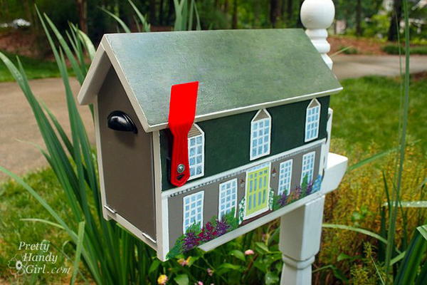 Make A House Shaped Mailbox