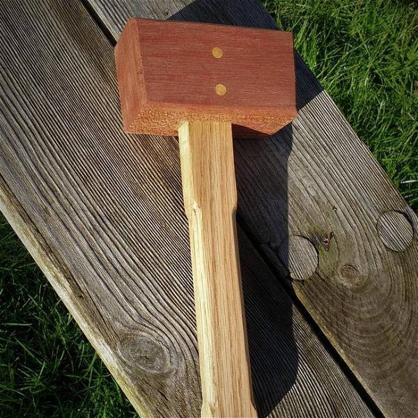 Make A Wooden Mallet Easily With Limited Tools