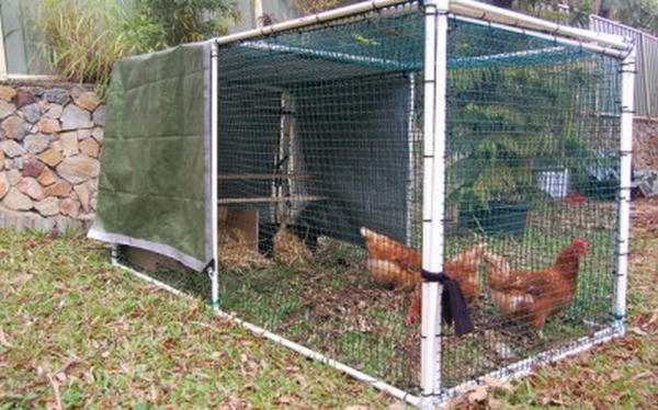 Mesh Chicken Tractor