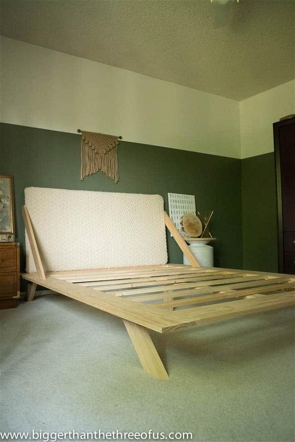 Mid-Century DIY bed plan