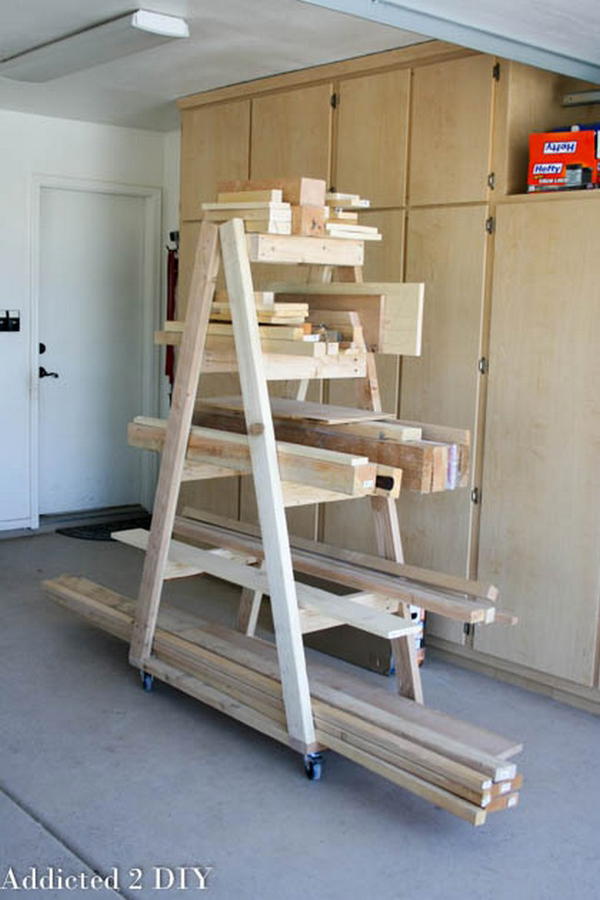 Mobile Lumber Storage Rack