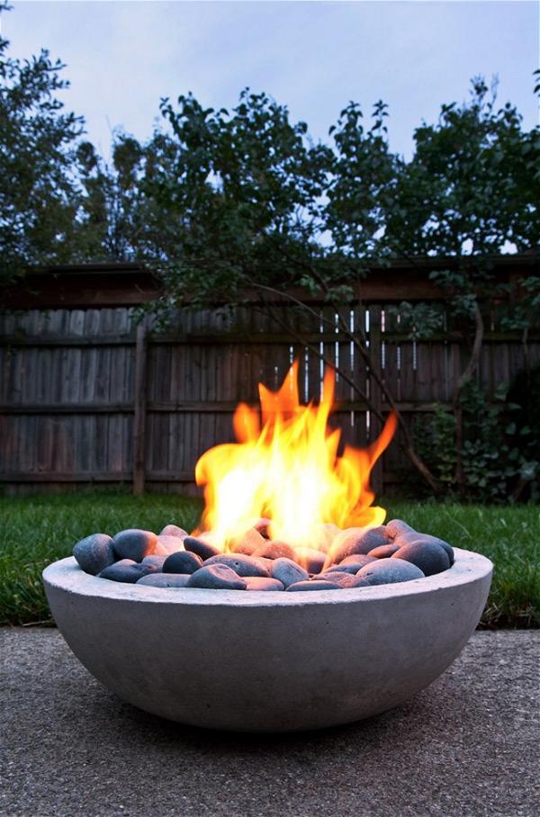 Modern DIY Fire Pit