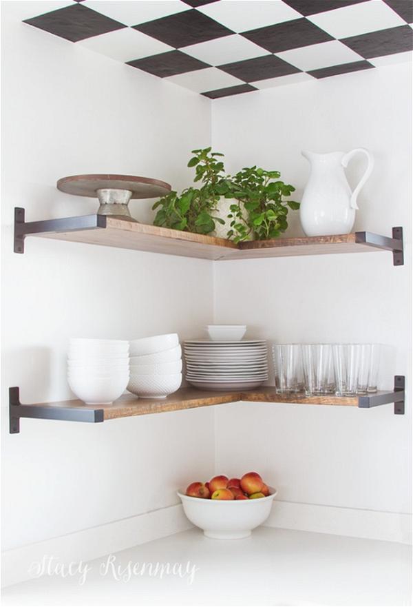 Open Shelves In The Kitchen