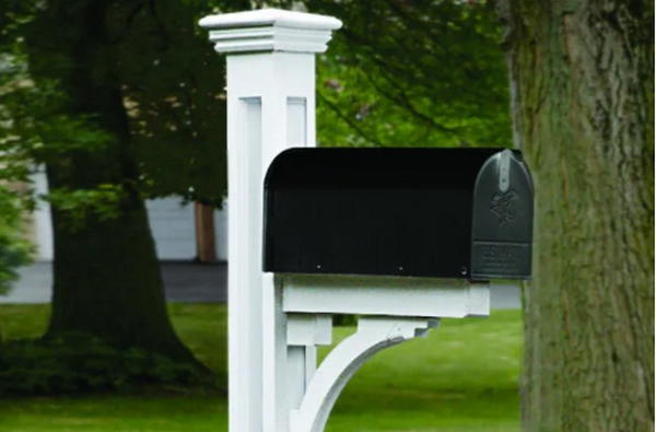 Paneled Mailbox Post