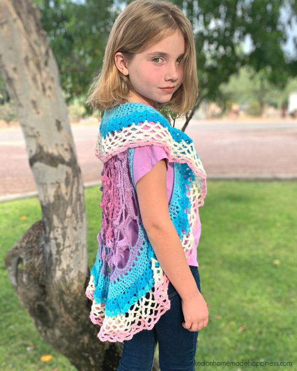 Pegasus Mandala Crochet Vest Pattern