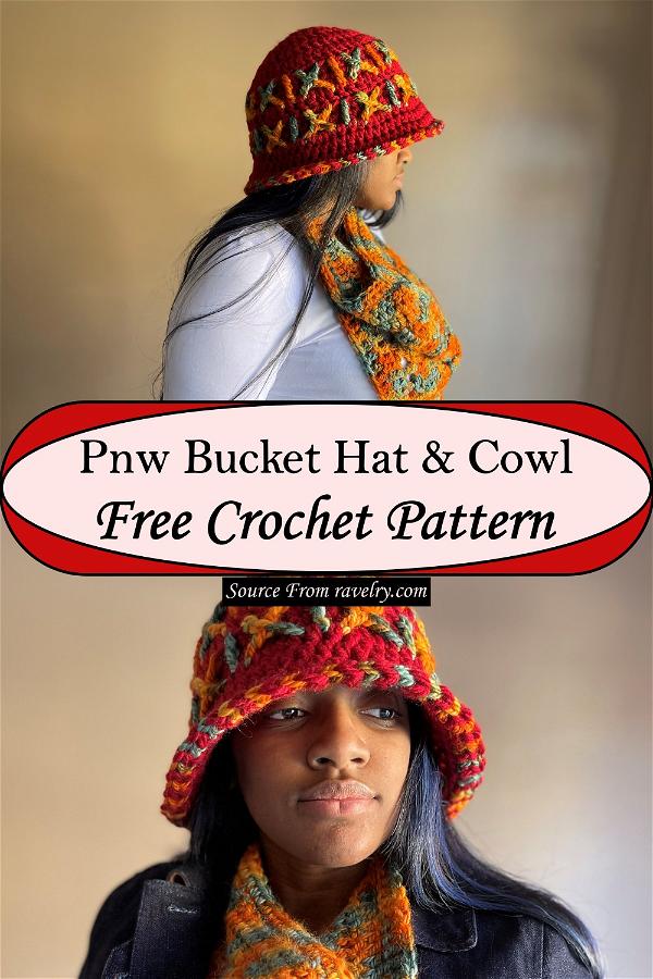 Pnw Bucket Hat & Cowl