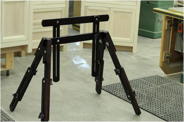 Portable and Adjustable Sawhorses