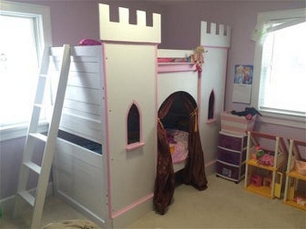 Princess Castle Bunk-Bed