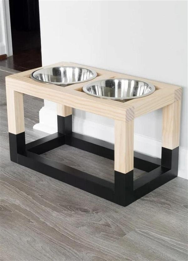 Raised Dog Feeder