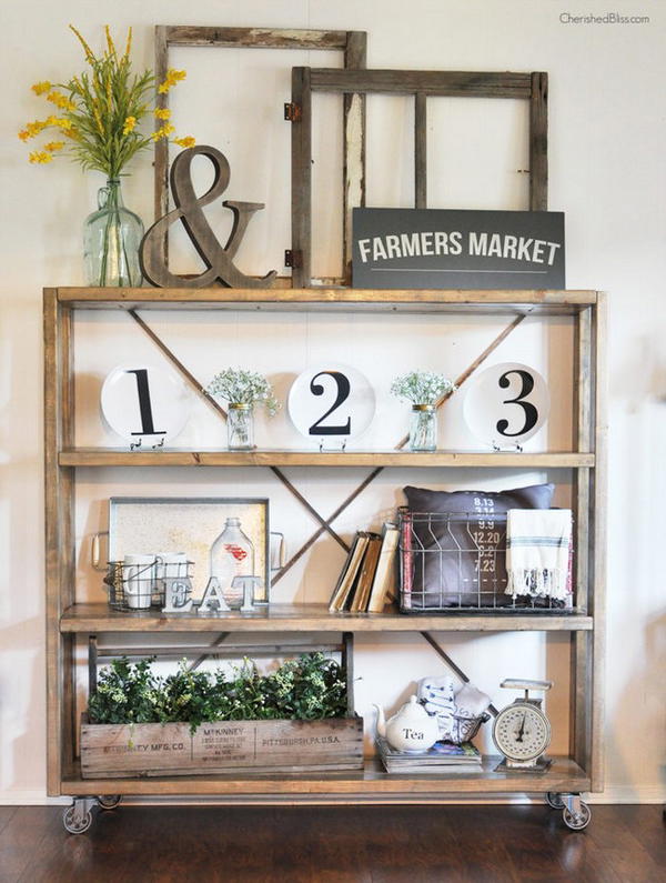 Rolling Bookshelf