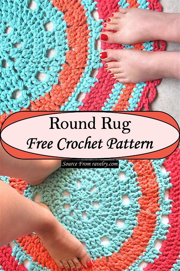 Round Crocheted Rug