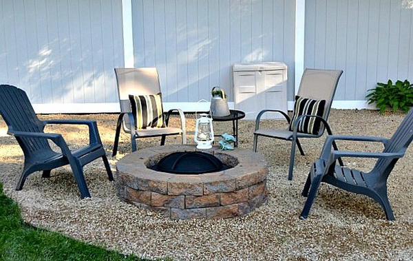 Round Paver DIY Fire Pit