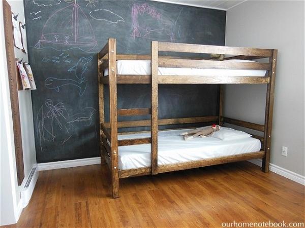 Rustic Bunk Bed Plan