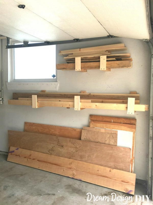 Scrap Wood Lumber Rack