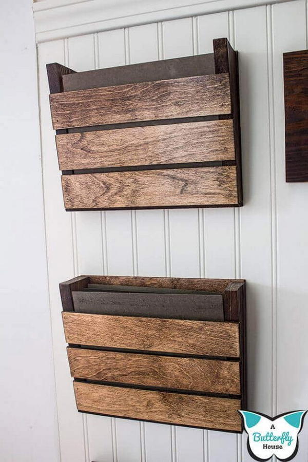 Simple Scrap Wood Wall Organizer