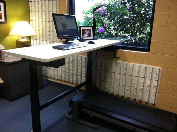 Standing and Treadmill Desk DIY