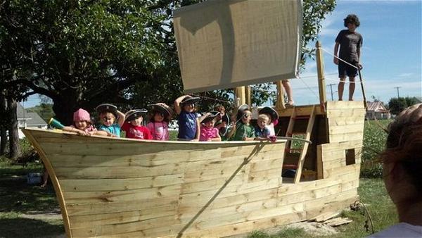 The Canvas Sail Pirate Playhouse Design