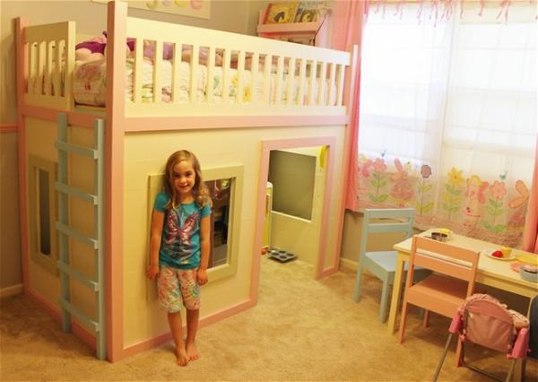The Girl’s Bedroom Play Fort Plan