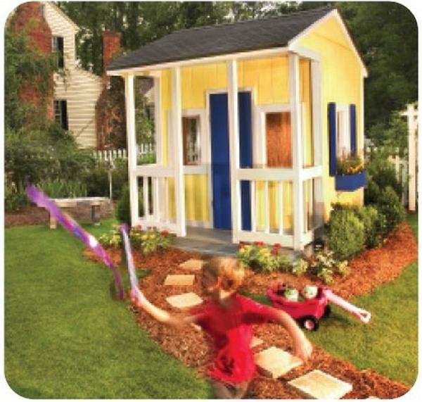 The Porch And Shingle Outdoor Playhouse Build