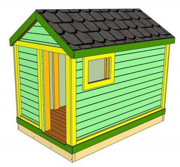 The Simple Woodworker Playhouse Idea