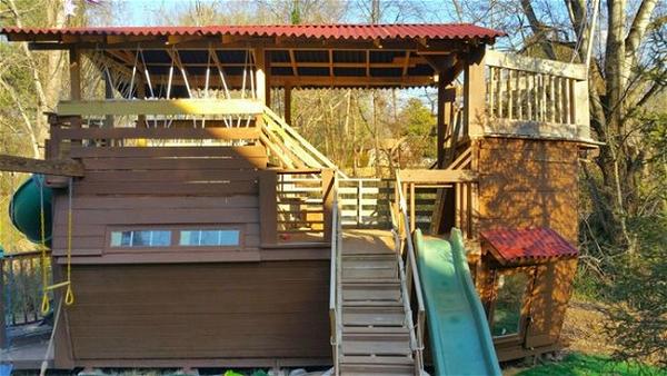 The Wooden Pirate Ship Playhouse Design