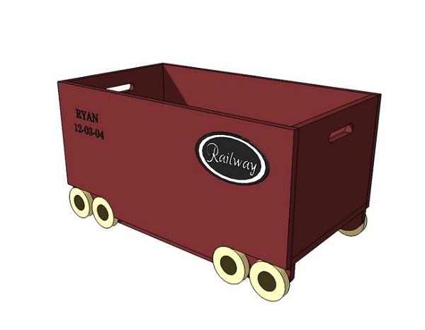 Train Toy Box Plans