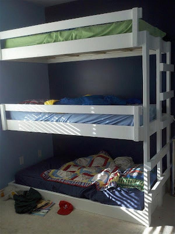 Triple Bunk Bed Plan 1