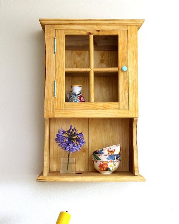 Wall Cabinet With Glue and Joinery