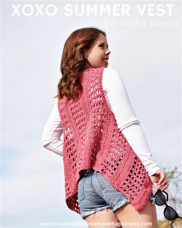 Women Crochet Vest