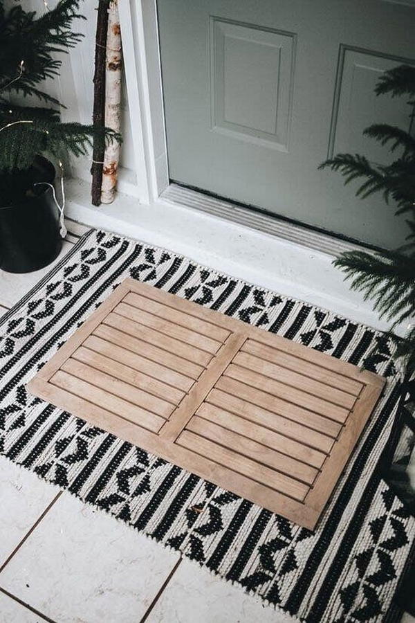 Wooden Doormat