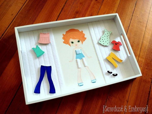 Wooden Paper Dolls