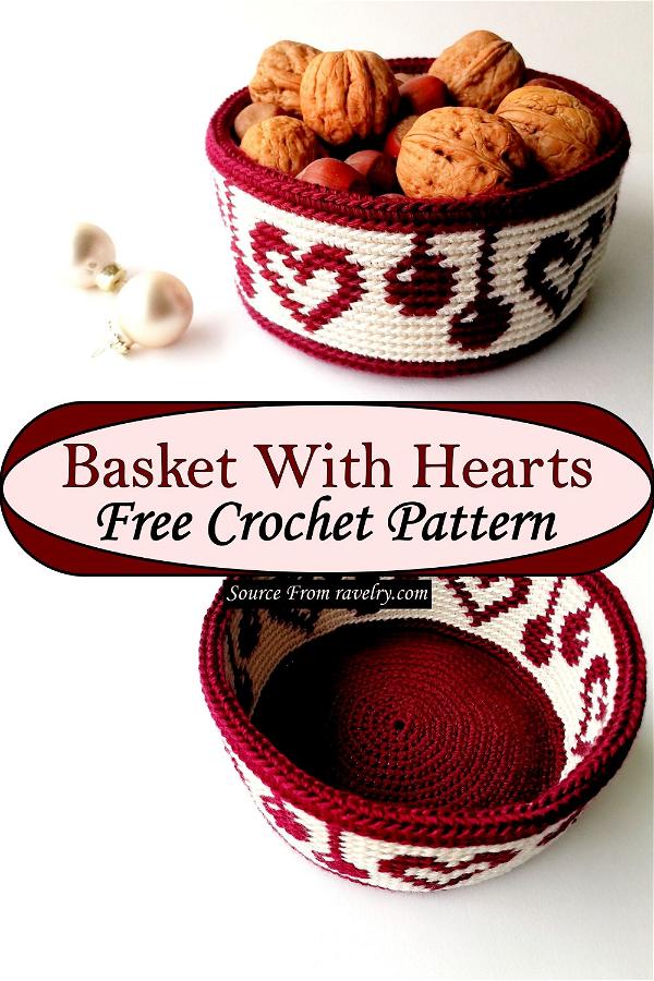 Basket With Hearts
