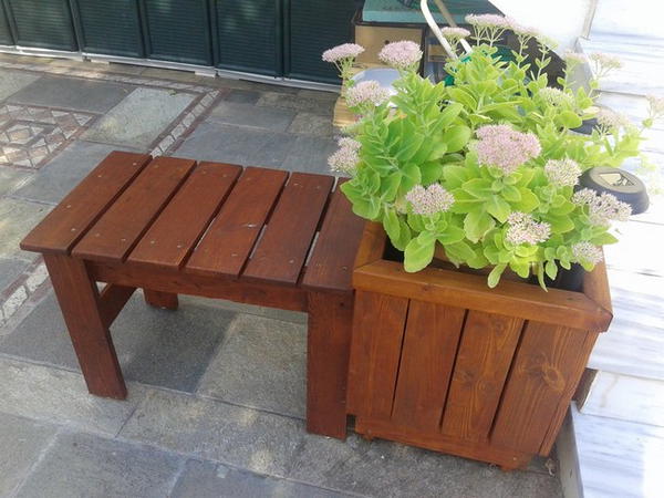 Bench and Planter