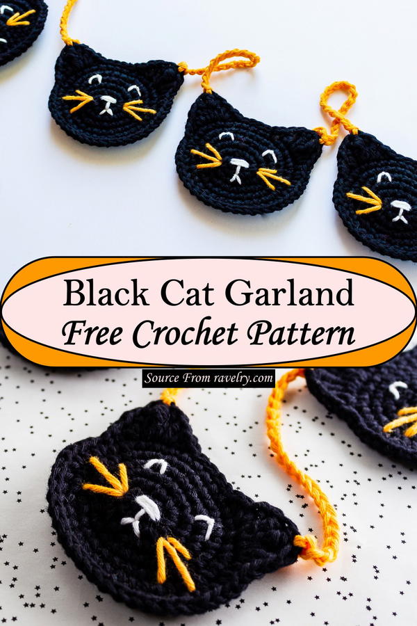 Black Cat Garland