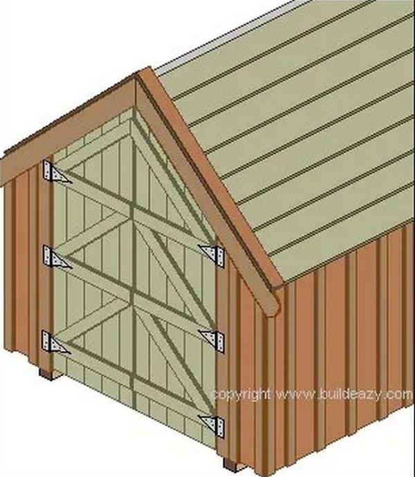 Board And Batten Shed Plan