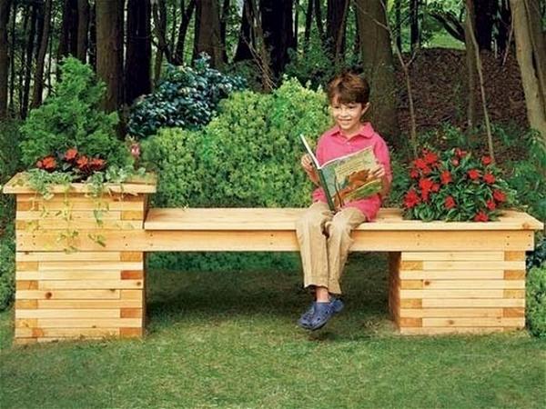 Build A Planter Bench For Your Garden
