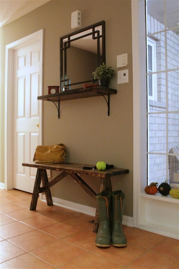 Build Your Own Entryway Bench And Shelf