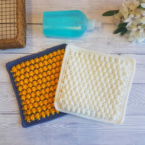 Cobble Stitch Dishcloths