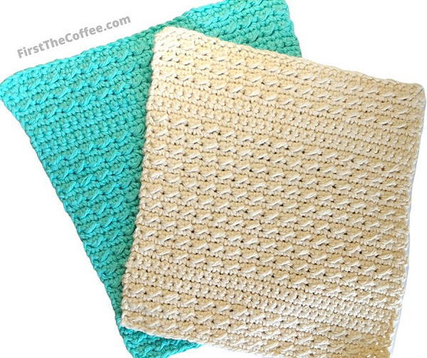 Cobblestone Stitch Dishcloth