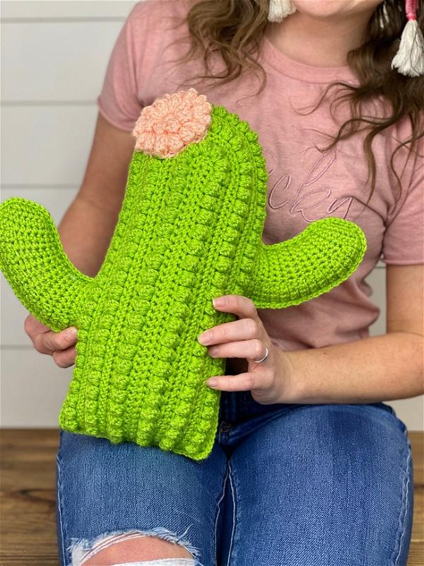 Crafty Cactus Pillow