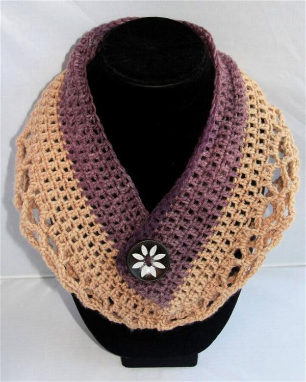 Crochet Mandala Neck Warmer