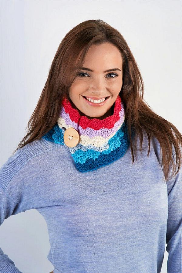 Crochet Neck Warmer – Free Pattern